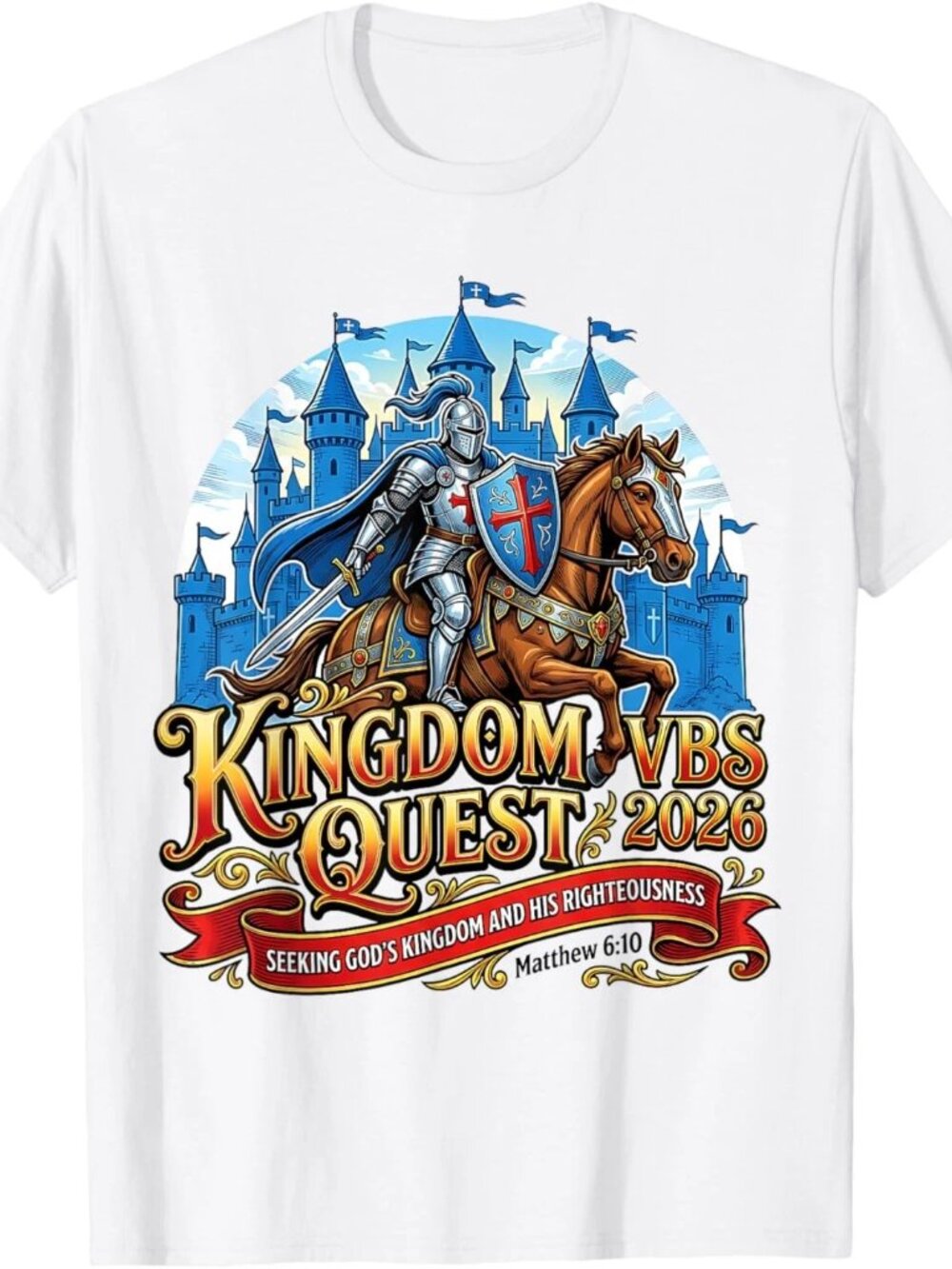 Kingdom Quest VBS 2026 Epic Journey Ministr Unisex T-Shirt 247